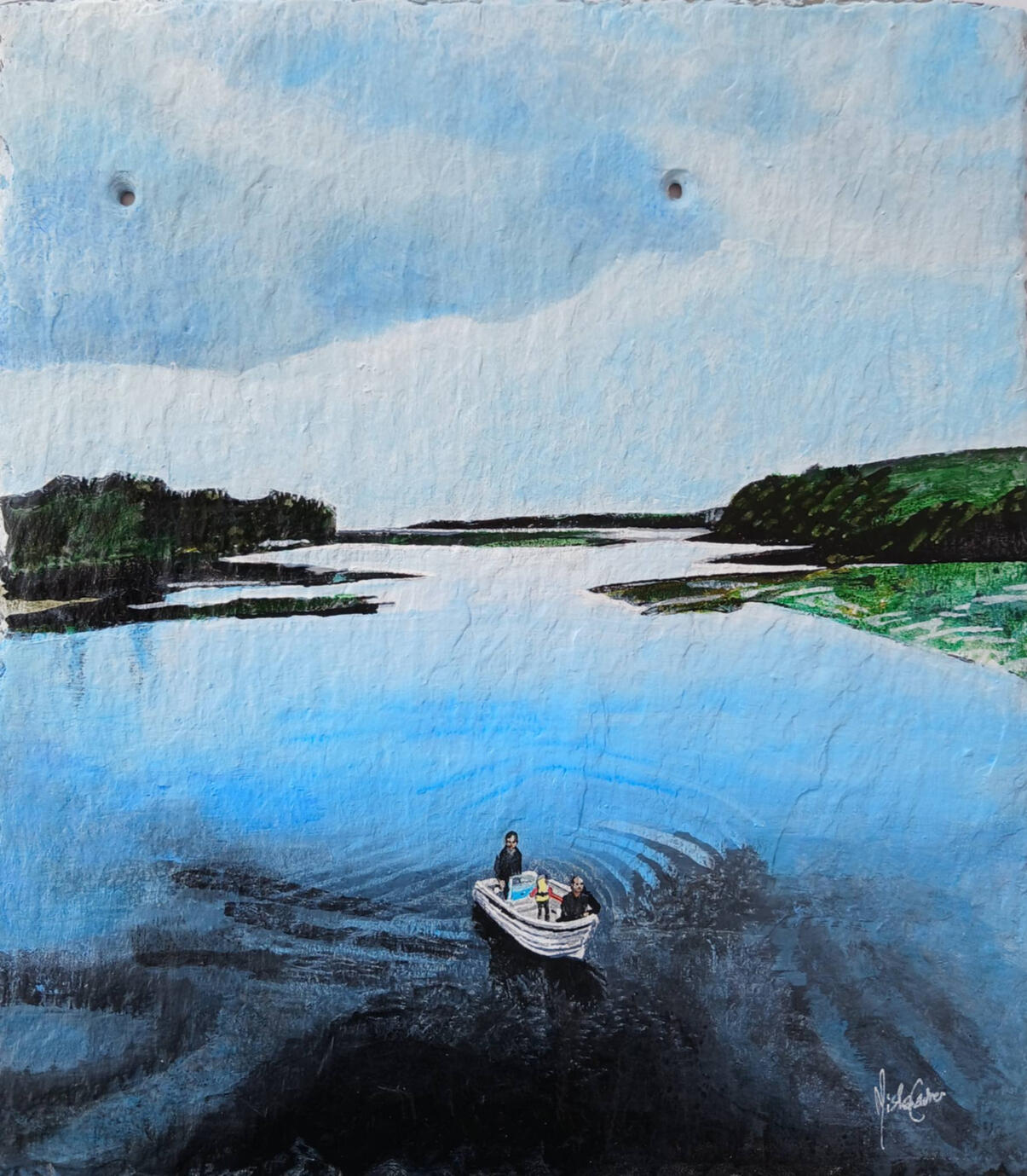 'The Boat on the Nevern Estuary'